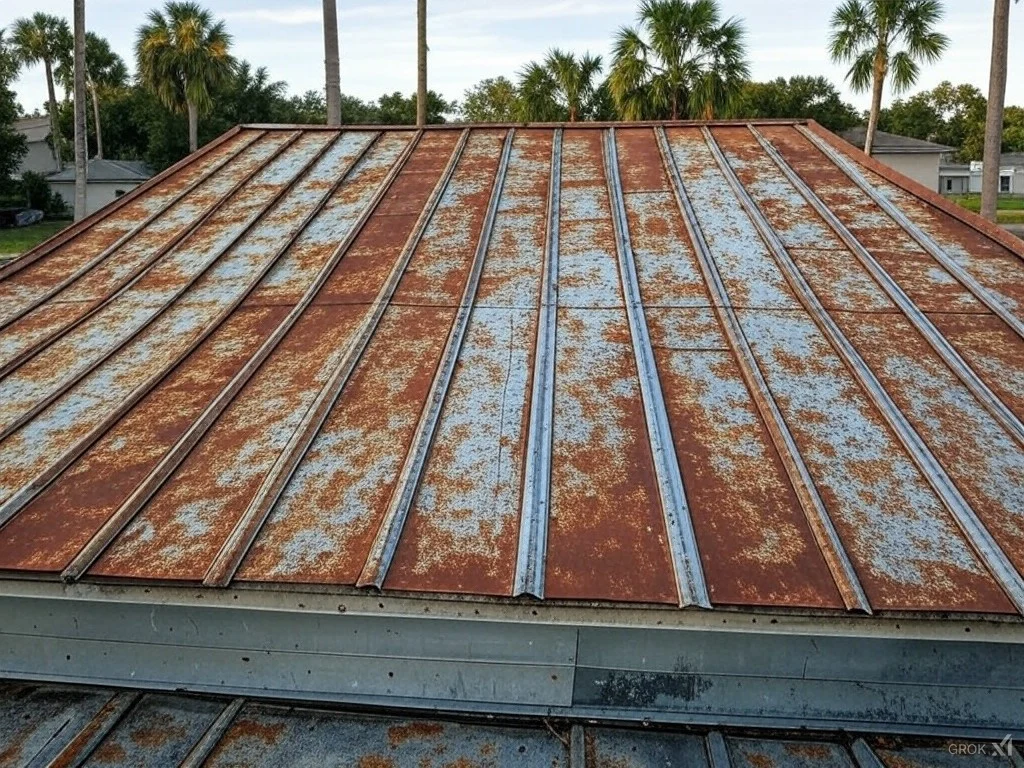 Metal Roof Corrosion Repair